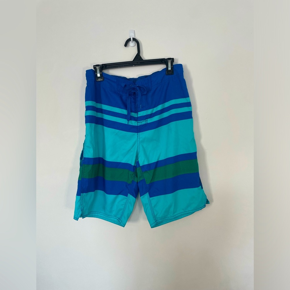 Striped Summer Board Shorts